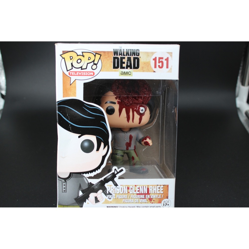 Funko Pop Walking Dead Custom Glenn 151 Negan 390 DragonCon Pair